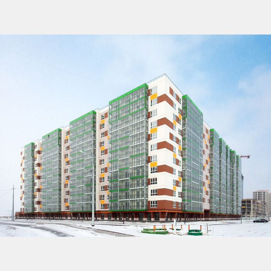 2-к. квартира, 59,5 м², 2/12 эт.