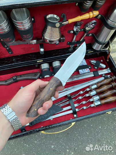 Мужской подарочный набор. Кейс с Шампурами