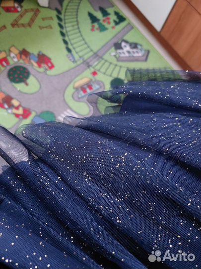 Нарядное платье для девочки р.86