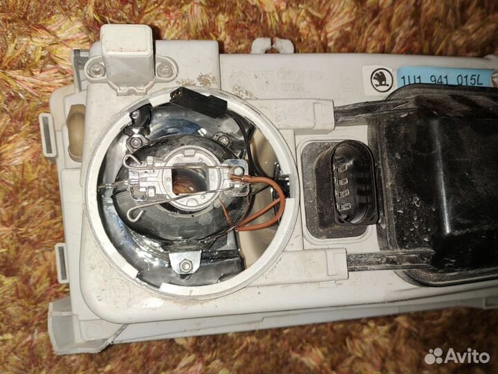 Фара левая skoda oktavia a4