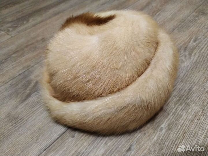 Шапка норковая женская 56