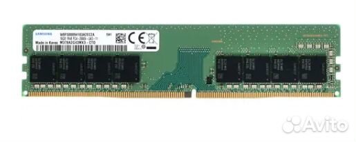 DDR4 Samsung 32gb зеленые плашки