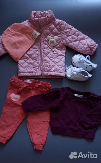 Одежда пакетом для девочки 68-74