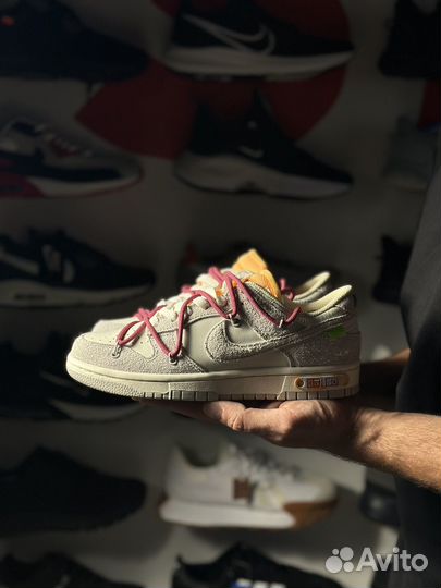 Кроссовки Nike dunk low off white