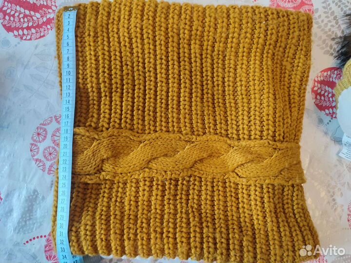 Шапка и шарф-снуд. В отличном состоянии