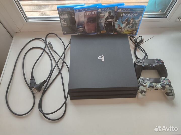 Sony playstation 4 ps4 pro 1tb бу