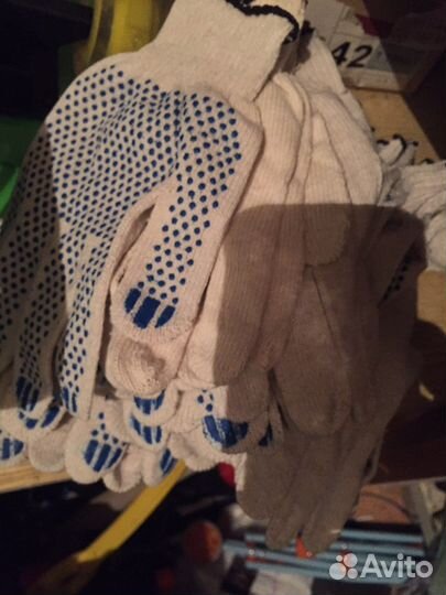 Перчатки с пол. покр., Рукавицы хб, рукавицы хб