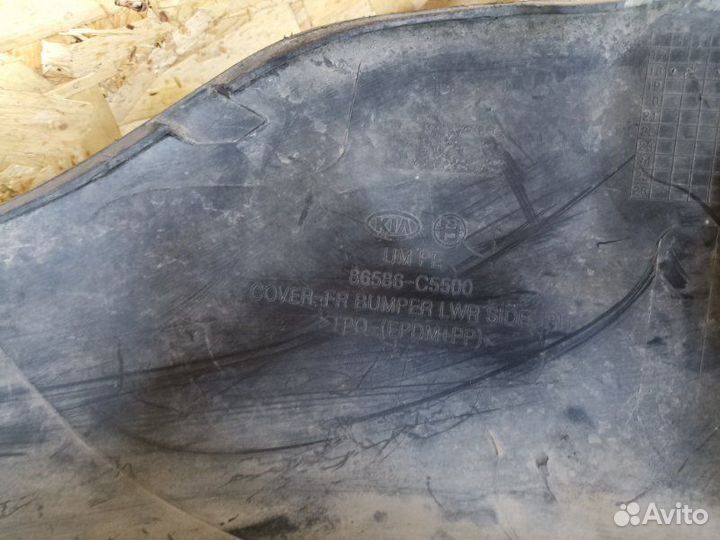 Накладка бампера передняя правая Kia Sorento 2017