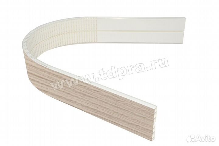 Цоколь пвх арочный универсальный Лиственница крем