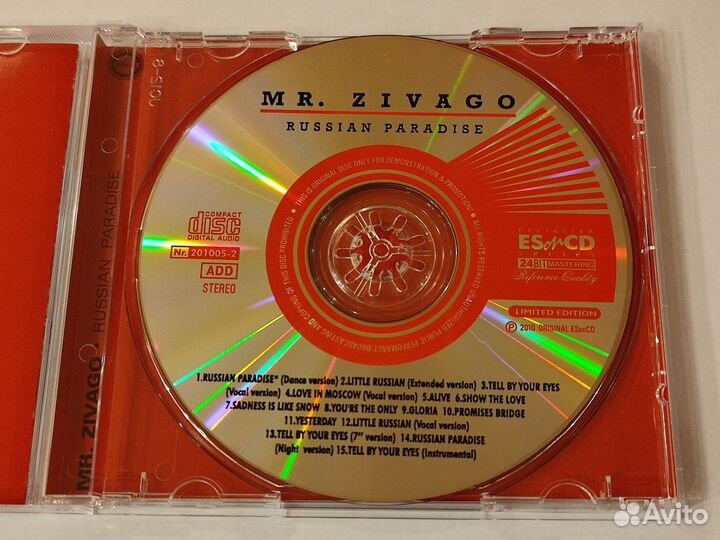 Cd Mr.Zivago - Russian Paradise