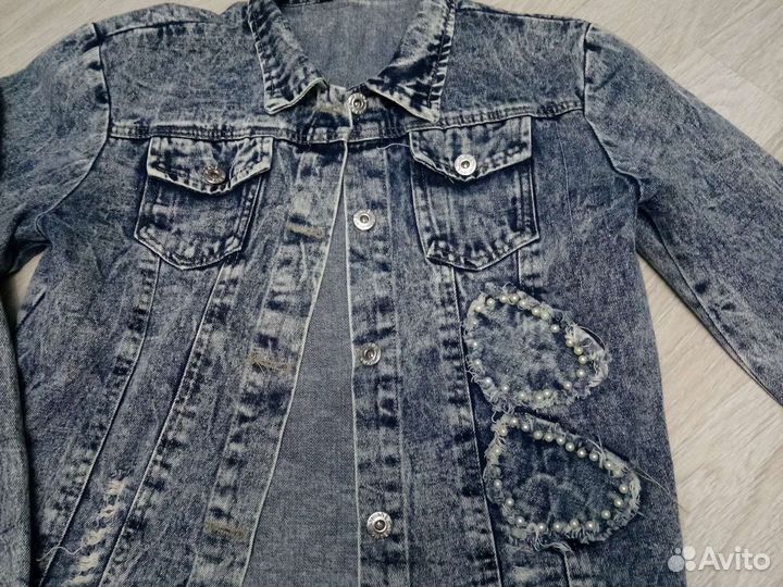 Куртка джинсовая на девочку