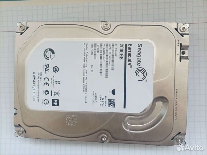 Жесткий диск 2 тб Seagate