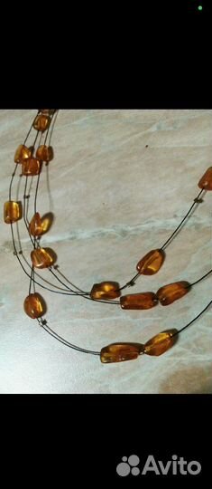 Бусы из янтаря