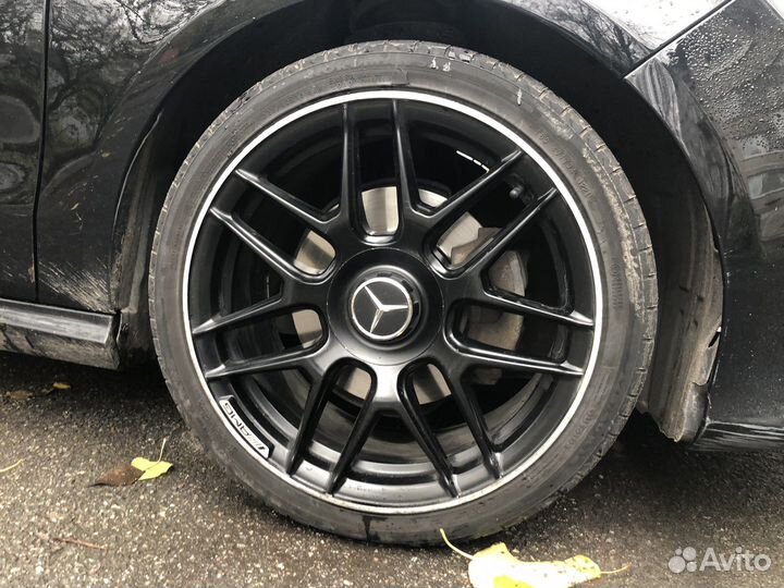 Колеса на mercedes r18 (резина и диски)