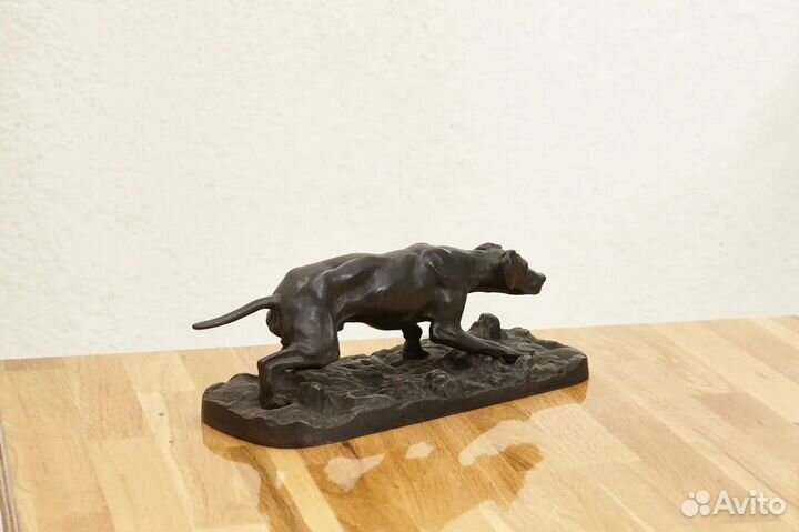 1902 г Каслинское литье кас з Поинтер на стойке