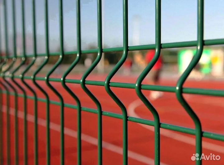 Забор из 3D сетки под ключ + Установка + Доставка