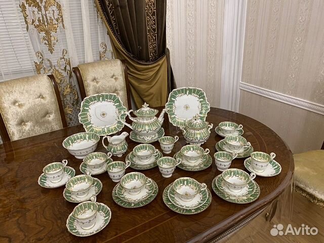 Старинный английский сервиз