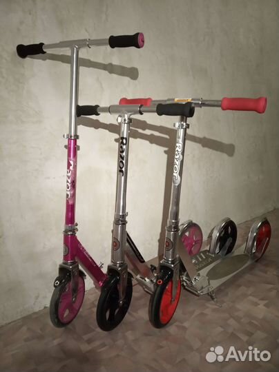 Самокаты Razor A5 lux и А5 dlx