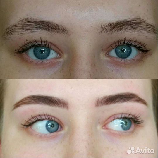 Ламинирование ресниц и бровей / мехенди