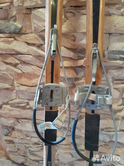 Лыжи беговые деревянные