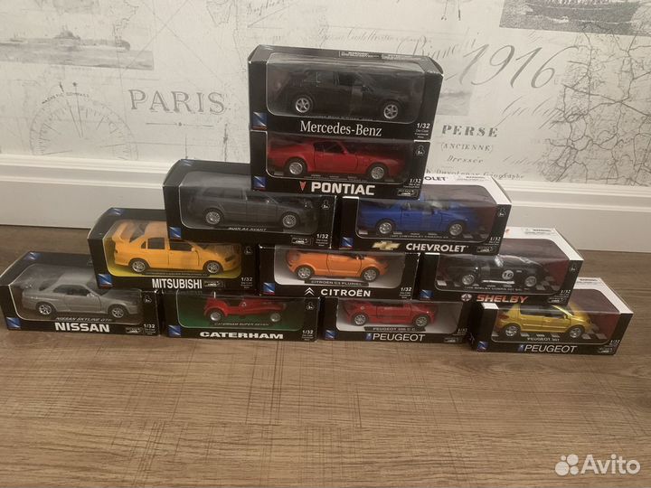 Коллекция машинок NewRay масштаб 1:32