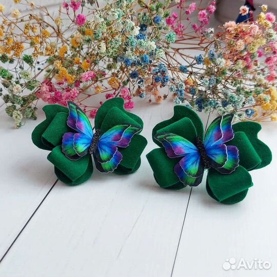 Бантики бабочки ручной работы
