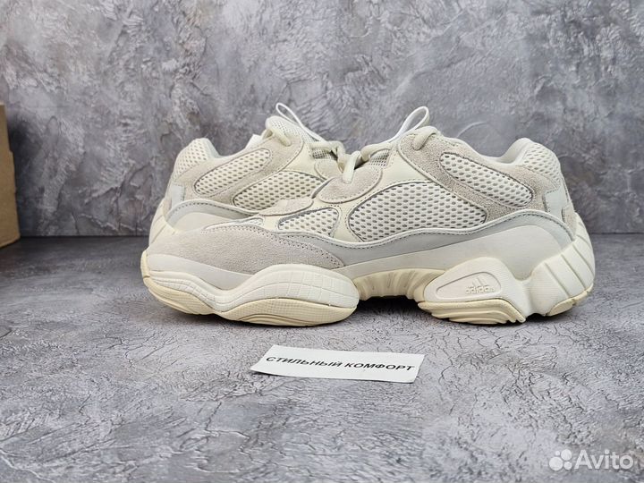 Кроссовки Adidas Yeezy 500 bone white