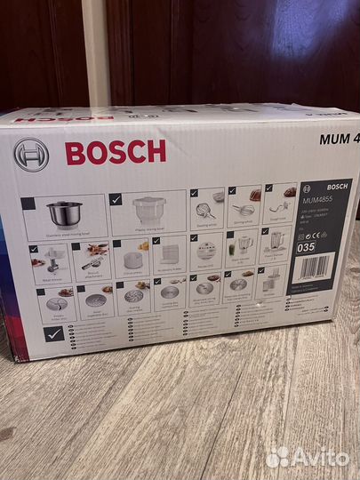 Кухонный комбайн bosch mum4 новый