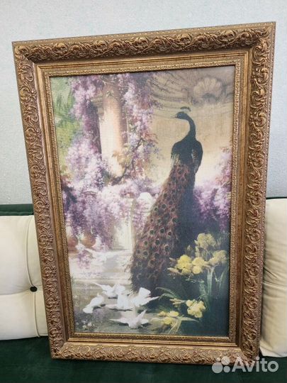 Картина вышитая крестом ручная работа