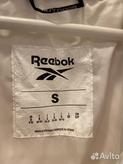 Пуховик женский reebok S