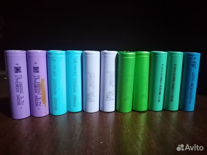 Аккумуляторы б/у 18650