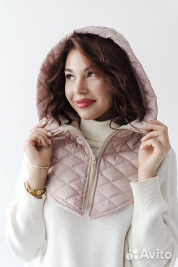 Съемный капюшон капор зимний