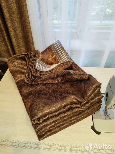 Шторы новые, блэкаут, мрамор