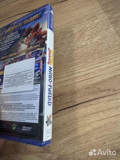 Crash Team Racing Nitro-Fueled диск для PS4 новый