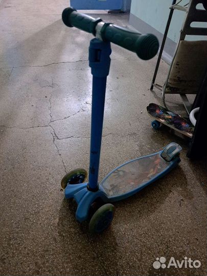 Самокат детский трехколесный бу