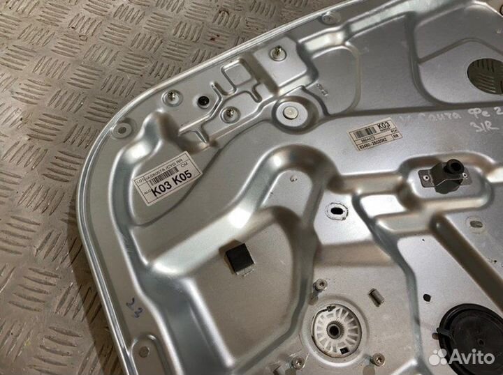 Стеклоподъемник задний правый Hyundai Santa Fe CM