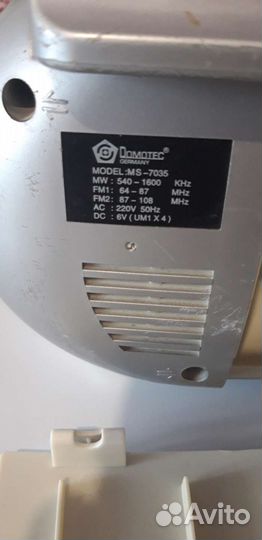 Кассетная радиомагнитола Domоtec