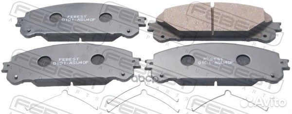 Колодки тормозные передние 0101-asu40f Febest