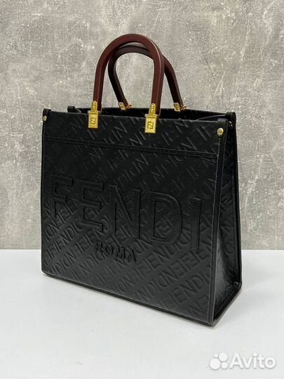 Сумка женская fendi люкс кожаная