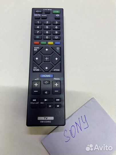 Пульт ду Sony для тв рабочий