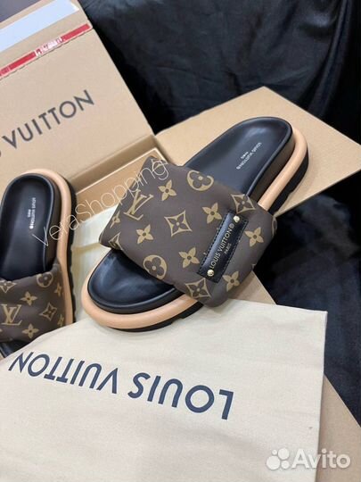 Шлепаецы шлепки Louis Vuitton pillow 35-40