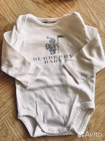 Детские вещи Burberry оригинал 6м-18м