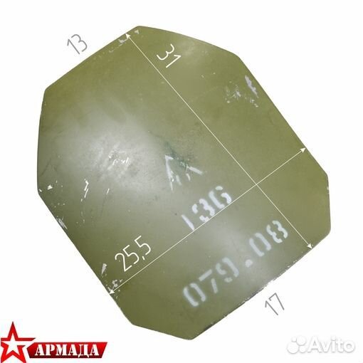 Плита 2 класс защиты 25,5*31см