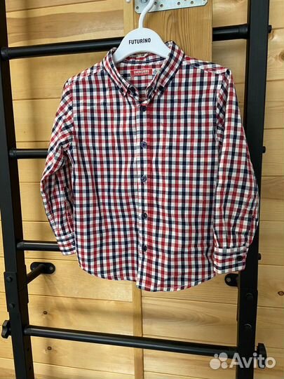 Рубашка пиджак пакетом на мальчика 104-110