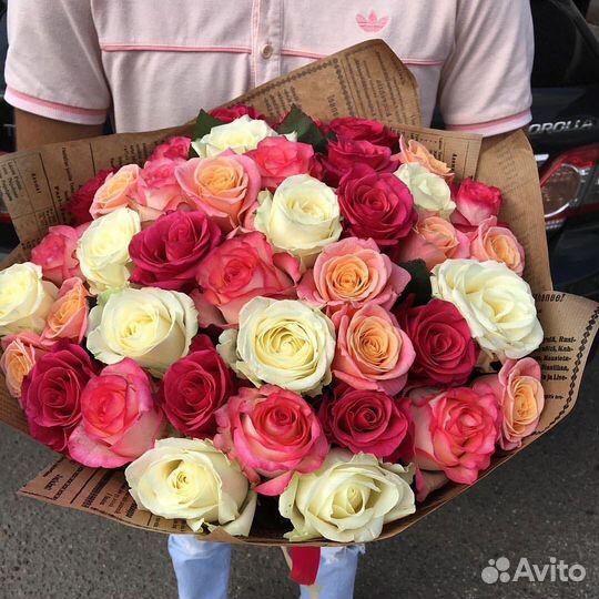 Букет 51 Роз 60см Новосибирск