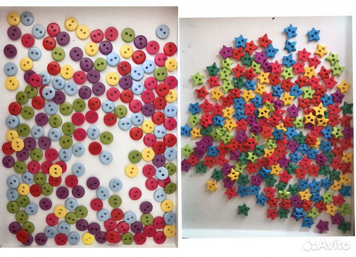Пуговицы новые для рукоделия и шитья