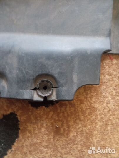 Накладка на бампер хендай Солярис 2014-2016 год