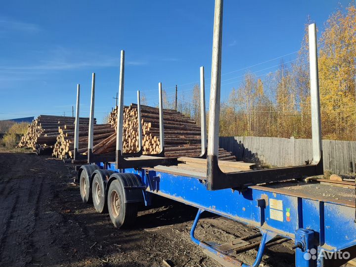 Полуприцеп лесовоз (сортиментовоз) Sommer SP 240 PR, 2008