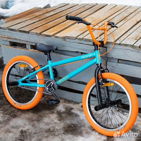 BMX Tech Team Goof 20 (Бирюзово-оранжевый)