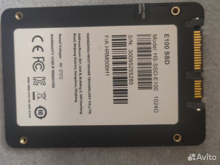 Ssd 1 tb 6gb/sek